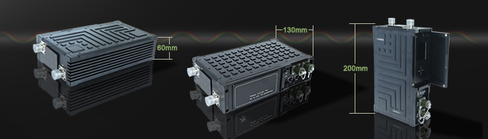 Передатчик IP Manpack COFDM беспроводной военный для видео- данных RS232 RS485