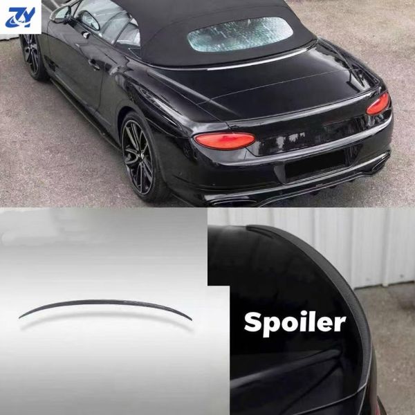 For Bentley Continental GT High-Gloss Carbon Fiber Front Bumper Lip Kit New High Quality Body Kit for Upgrade