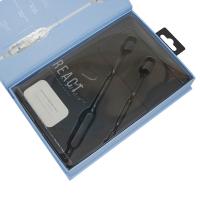 La caja de empaquetado del auricular del papel del OEM con ULTRAVIOLETA cualquier tamaño está disponible