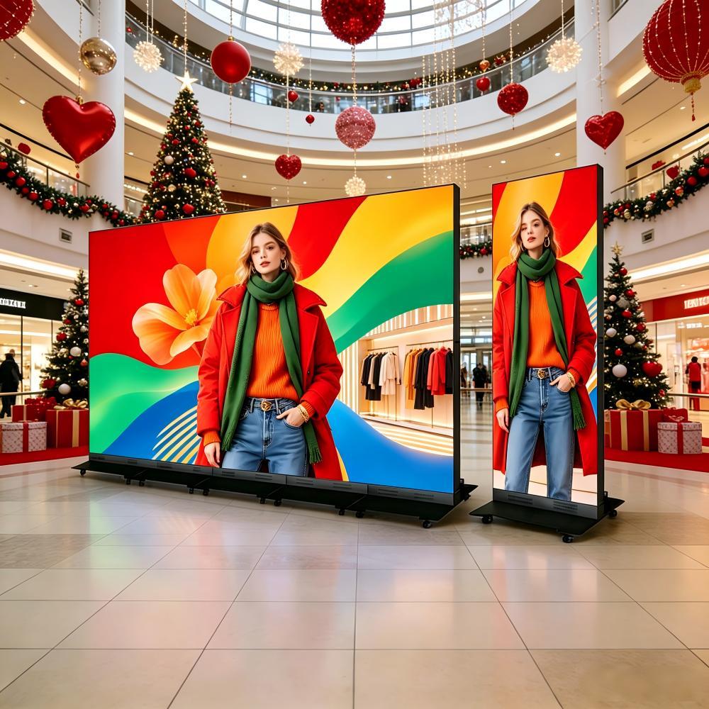 Foldable LED Poster Display/Ultra-slim poster screen