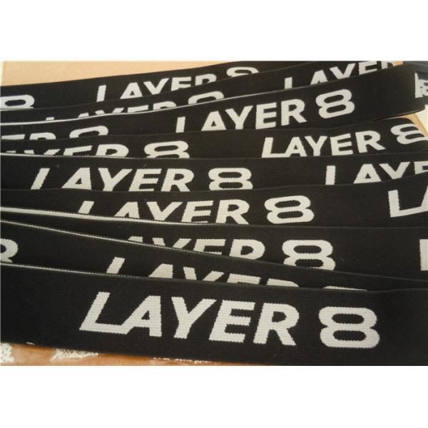 Эластичные резиновые ленты покрашенные жаккардом, простирание эластичных резиновых лент ткани высокое