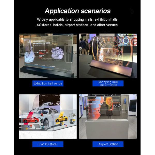 30 Inch Touchscreen Interactive OLED Digital Advertising Display LG Transparent TV Price