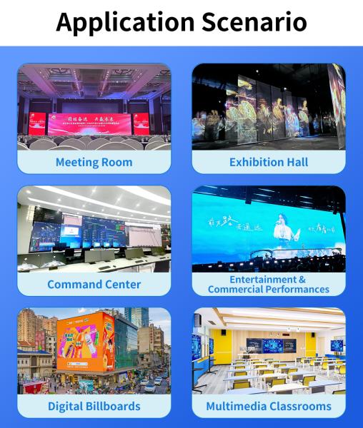 Single Gross Weight 12 Kilograms 4K LED Video Wall Integrated with HDMI20 and HDCP22 Ensuring High Definition Video Output