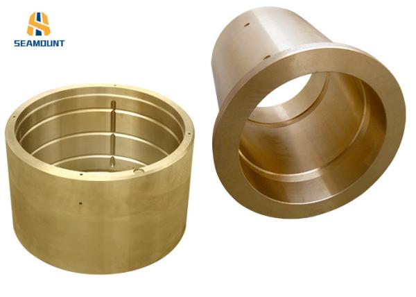 Oilite Lubricating Sintered Bronze Bushing Crusher Parts High Load Capacity