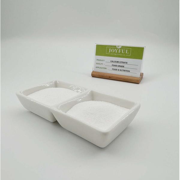 ODM Supplement Grade Organic Calcium Citrate Granule Powder For Adult Capsules
