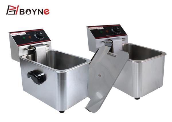 cozinha 2.86kw comercial que cozinha o equipamento frigideira do tanque de 4 litros única