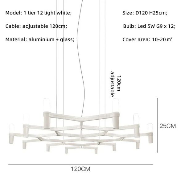 Creative Art Deco Pendant Lights Modern Luxury Chandeliers Crown Magnum Pendant（WH-AP-604）