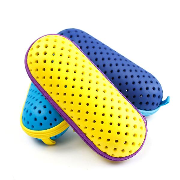 L18cm Swimming Goggles Case , PU EVA Safety Glasses Hard Case