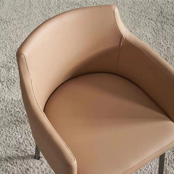 Functional SwivelLux Leather Swivel Dining Chairs