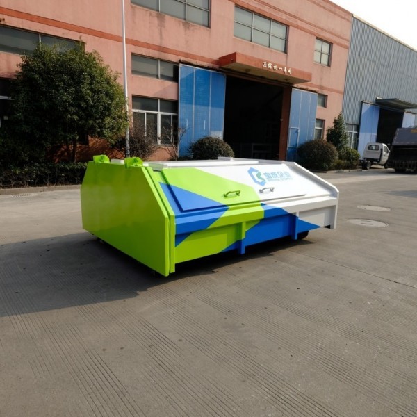 OEM 3T 3000KG  Rubbish Recycling  Waste Stainless Steel Garbage Container Trash Bin