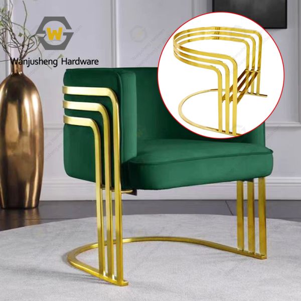 Golden Sofa Base Chair Furniture Accessories Stainless Steel Chair Legs and Stools Hardware Accessories