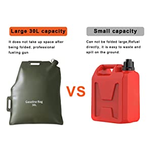 Fuel Tanks Portable Folding Oil Bladder Bag Gasoline Sac Sealable Foldable Petrol Can Drum Canister Diesel Storage
