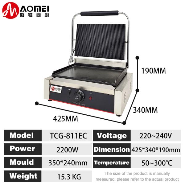 Кухня Кулинария Электрический Панини Сэндвич Мастер с чугунными грилями и тарелками