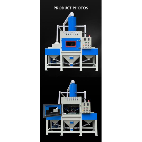 Automatic Conveyor Sandblasting Machine 6kw Sand Blast Equipment