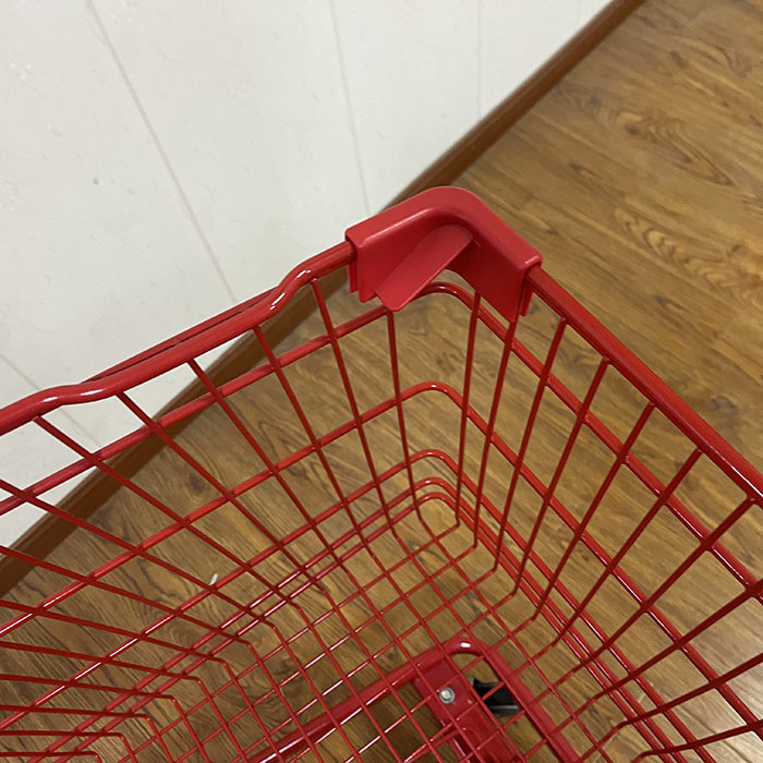 210L Азия и Германия Супермаркет Wire Shopping Push Cart Продовольственная продукция Торговая тележка