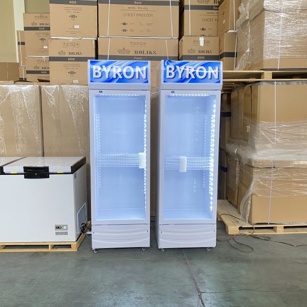 Glass Front Beverage Fridge 3 Doors Merchandiser Refrigerator
