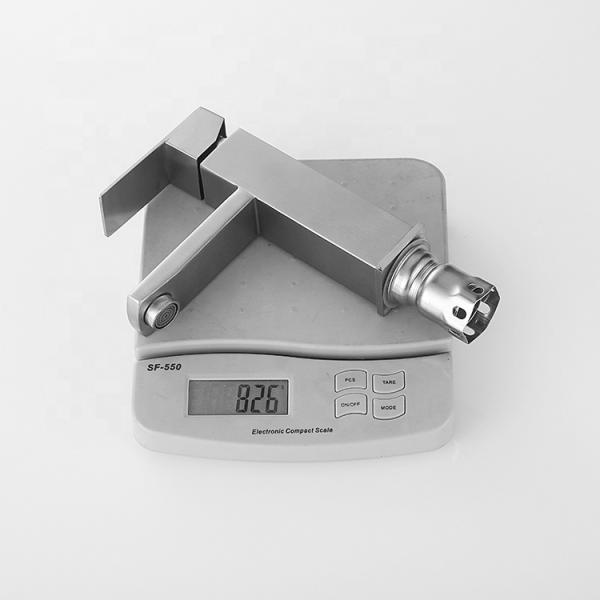 Lizhen Simple end Fashion Stainless Steel 304 Square Wash Basin Tap Handle for Hotel