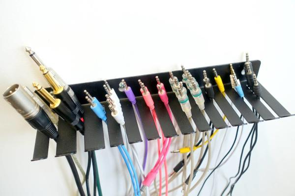 Modular patch cabo suportador de parede montável 20 slots teste de chumbo colgador