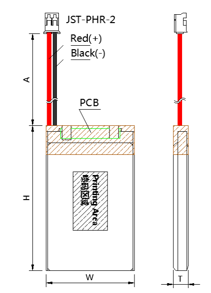 1200 мАч перезаряжаемая литий-ионная полимерная батарея 3,7 В 103040 для потребительской электроники