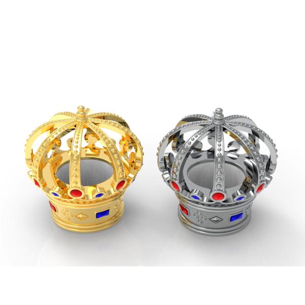 Новая подгонянная жизнь Zamak диамантов крышек флакона духов роскошная домашняя