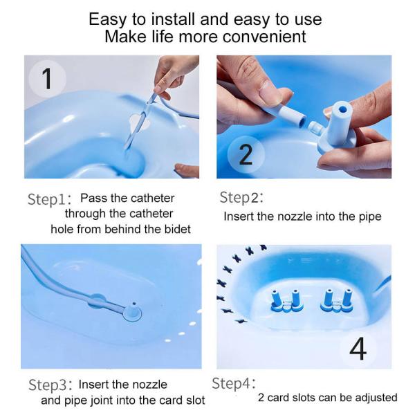 O bidê portátil cabe cubas da lavagem do banho de Sitz do banho anca do banheiro de Sit Yoni Steam Seat Care Basin para a higiene feminino da venda