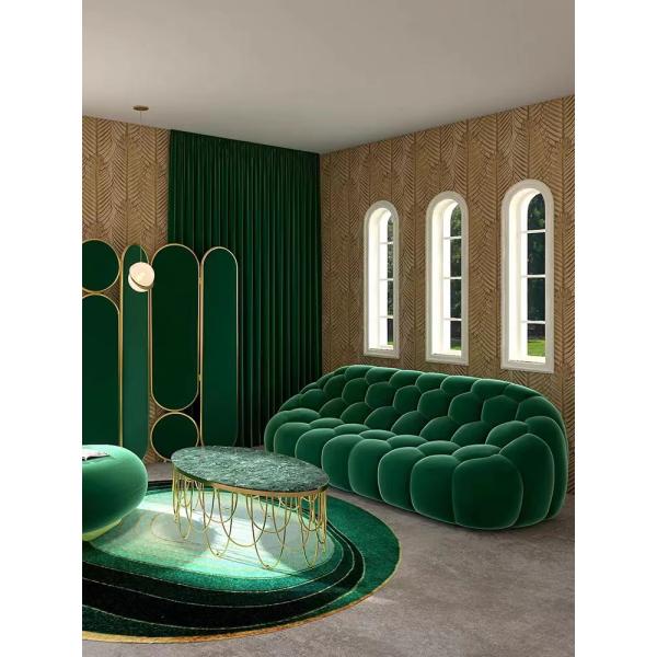 Luxury French Hotel Room Sofa Bubble Pumpkin Sofa