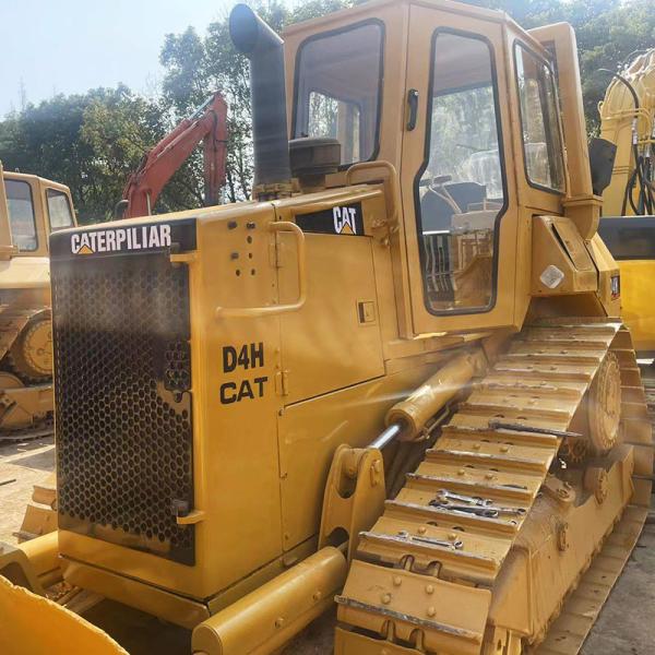 Original Used Caterpillar D4H Bulldozer Good Condition 95kw Rated Power