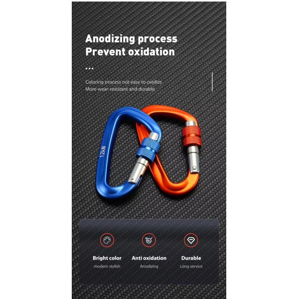 Маленький защитный клинк с ключевой цепью из алюминиевого сплава для одобрения OEM