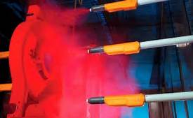 Smooth RAL 1018 Bicycle Powder Coating , 79% Gloss Hard Rigid Brown Powder Coat