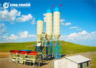 Small Mini HZS25 Concrete Mixing Plant 25CBM/Hour Ready Mix Concrete Machine