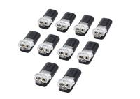 LED Stripping-Free Terminal Blocks Quick Wiring Butt Joints and Solder-Free D2 Butt Terminals Connectors