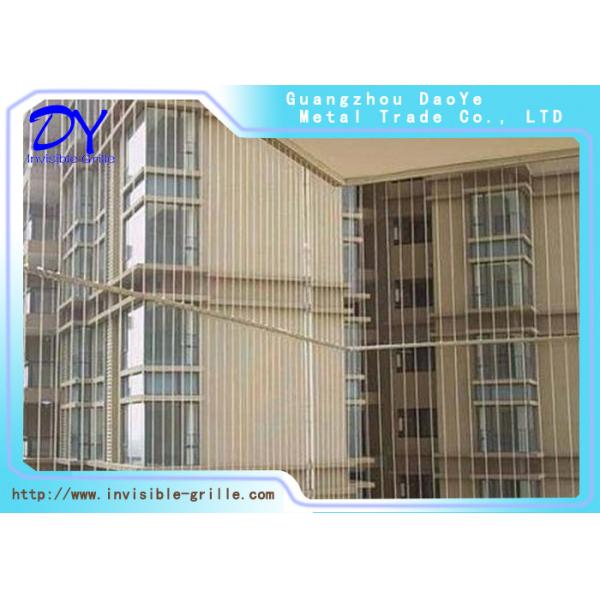 Современное новое понятие гриля безопасности дизайна интерьера невидимого для балкона