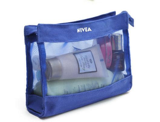 2015 Custom Make Up toiletry promotional fashion elegant cosmetic makeup bag for lady