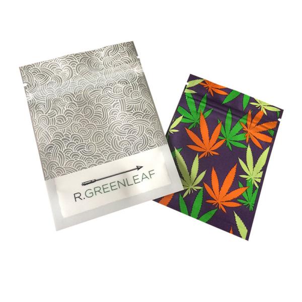 Hot sale smell proof bag smoking weed package bags stand up zip plastic pouches for Cigar packing