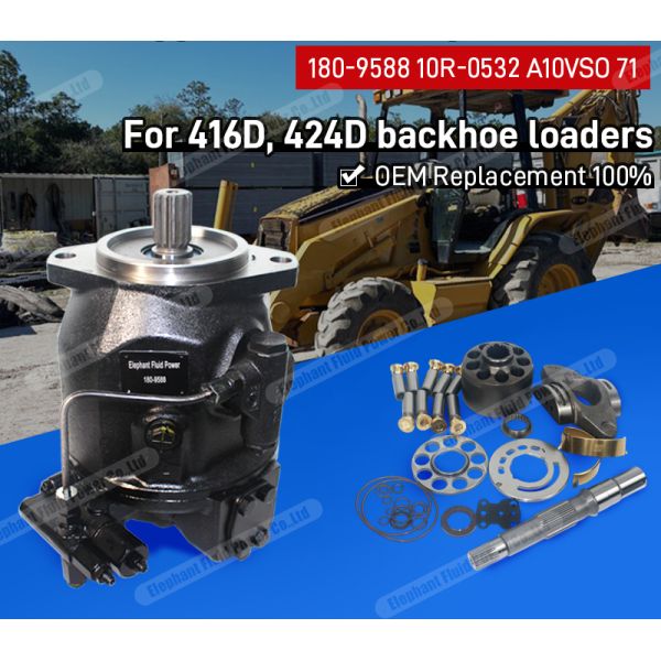 230-4176 Hydraulic Steering Pump for Wheel Bulldozer 988H 966H 972G II - Premium Quality Replacement