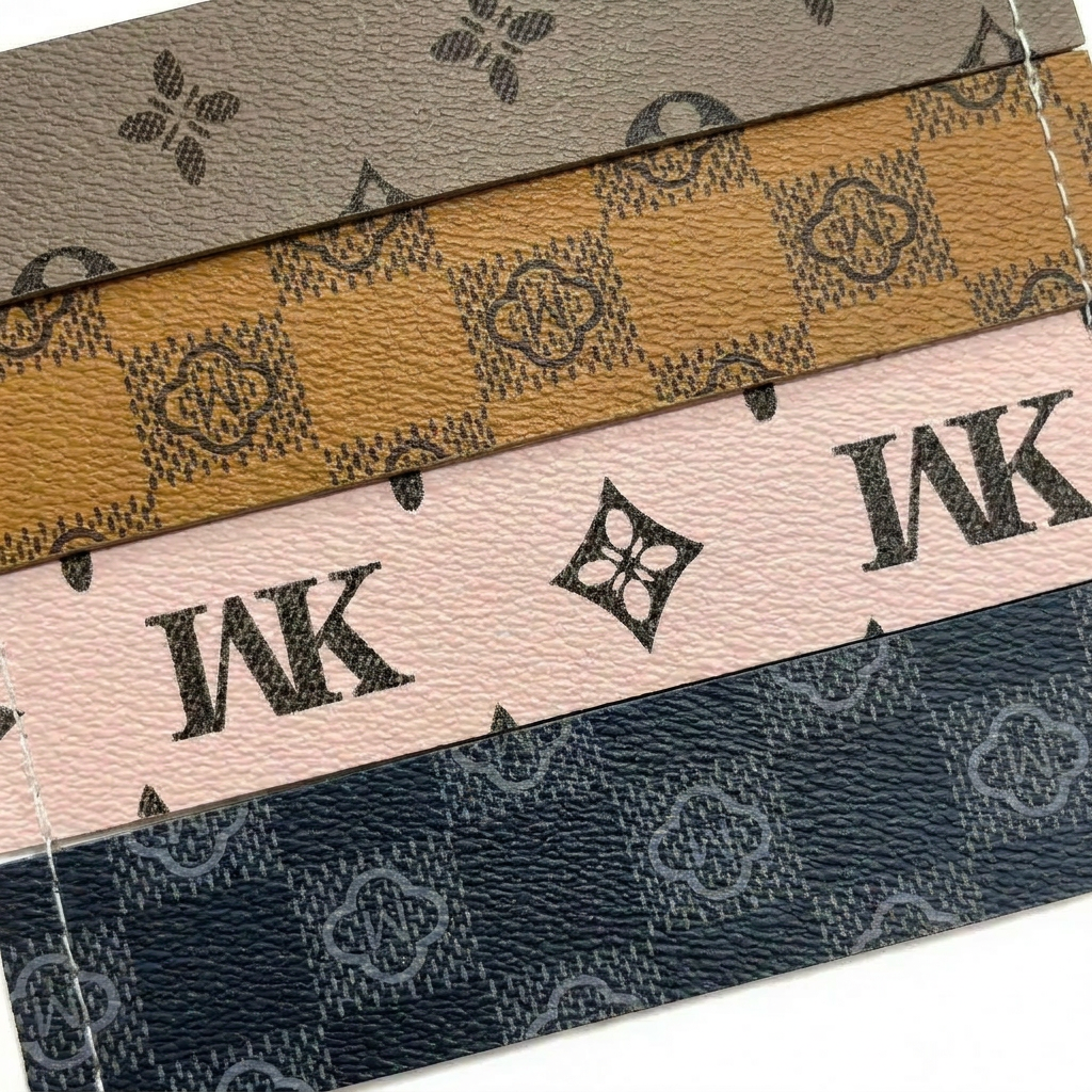 0.8mm Thick PVC Synthetic Leather Water Resistant Abrasion-Resistant for Bag Package
