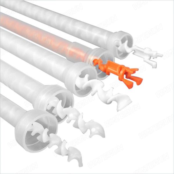 Industrial Dynamic Epoxy Mixing Nozzle , Multipurpose Static Mixing Tubes