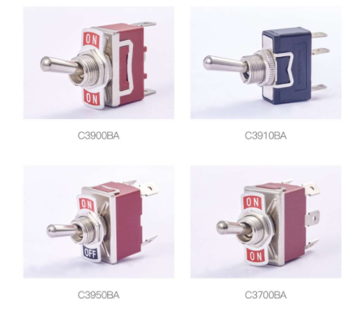 UL Rated Metal Lever Switch Industrial SPDT 10A 250Vac Toggle Switch IP66