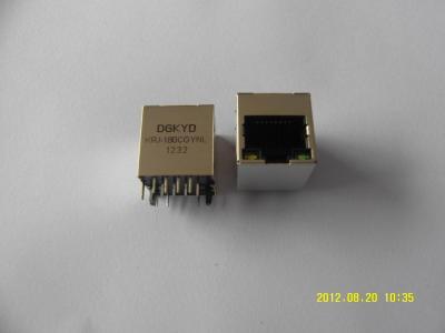 conector SUPERIOR do jaque RJ45 do Magnetics da ENTRADA de 180 graus com a montagem do PWB do transformador