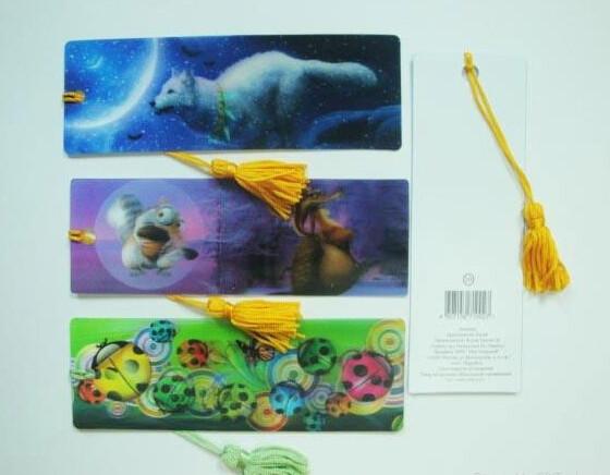 PLASTIC LENTICULAR Wholesale Plastic Printing Lenticular PET 3d bookmarks made in china