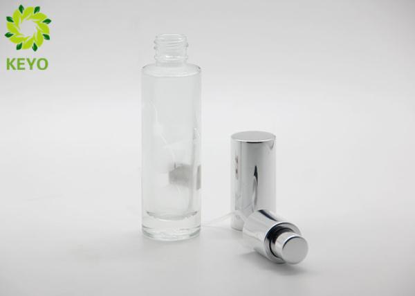 Clear 30ml Face Mist Glass Sprayer Bottle Foundation Cosmetics Packing Pump Bottle