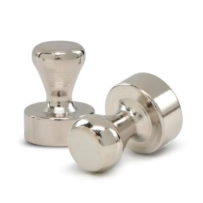 Nickel Coating Neodymium Magnetic Steel Push Pin for Office and Refrigerator