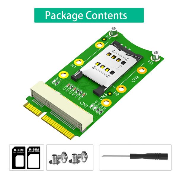 Ноутбук WWAN LTE Mini PCI-E адаптер со слотом для SIM-карты