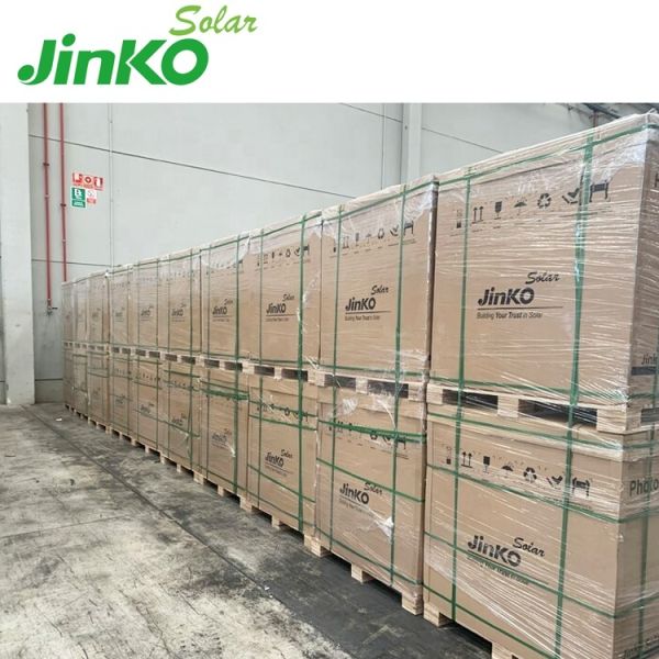 Jinko Warehouse Solar Panel 550W 590W 600W New Price Tiger Pro Neo Half Cut N Type Solar Panel for Home
