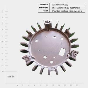 OEM Alumínio Die Cast Design de Casas Flexibilidade para Conductividade Térmica