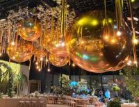 Natal inflável 5m de suspensão da explosão do espelho da decoração do balão de 1m 2m 3m 4m