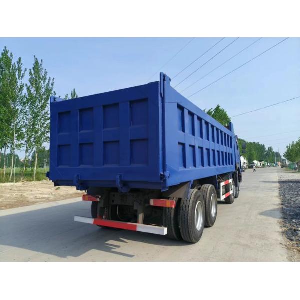 Used HOWO Tipper Truck 8X4 Dark Blue Euro3 for Heavy Duty Dump in Urban Construction
