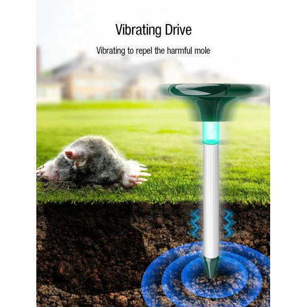 Effective Outdoor Rodent Control with Stocked Solar Mice Repeller from Professional