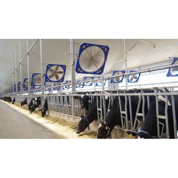 Вентилятор для животноводства со скоростью вращения 610 об/мин, производительностью 40700 м3/ч и мощностью 610 Вт