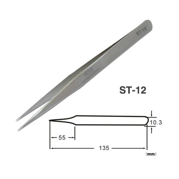 Del metal del color pinzas de acero inoxidables de la precisión segura de las herramientas VETUS del ESD no